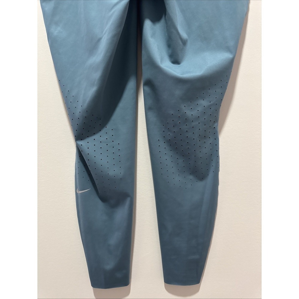 Nike Swift High Waisted Womens XXL 7/8 Running Leggings Pockets Blue HJ2252-006 - Picture 9 of 12